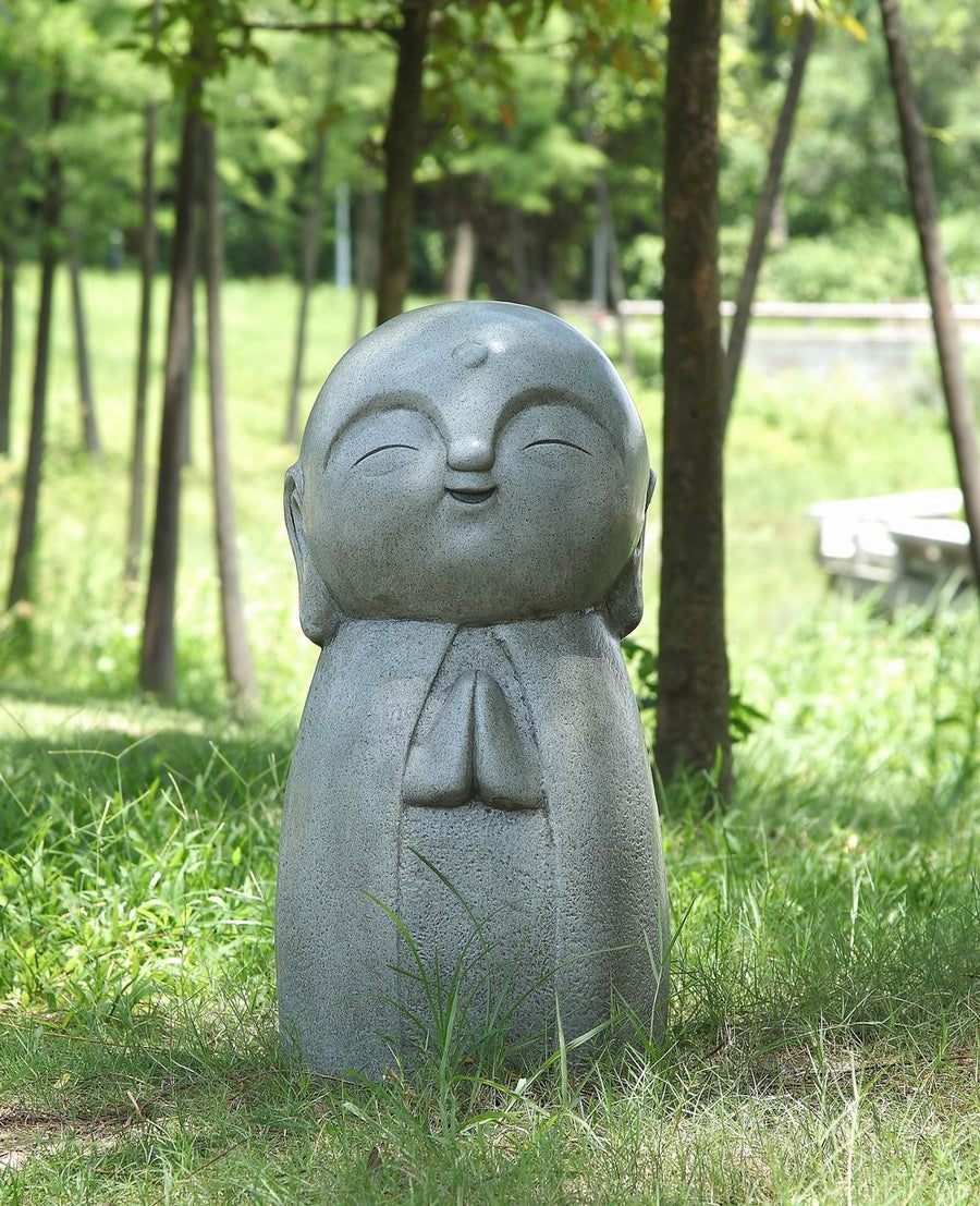 Lucky Japanese Jizo Praying Statue HI-LINE GIFT LTD.