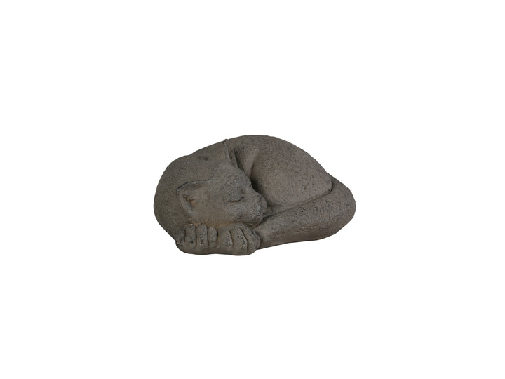 77131-A - Graceful Slumber Curled Sleeping Cat Memorial Statue Hi-Line Gift Ltd.