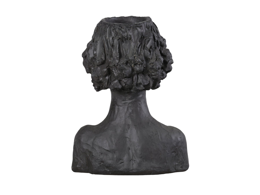 77132-A - Graceful Muse Classic Lady Head Plant Stand Statue Hi-Line Gift Ltd.