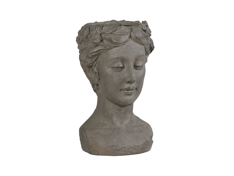 77132-B - Elegante Petite Woman Head Plant Stand Statue Hi-Line Gift Ltd.