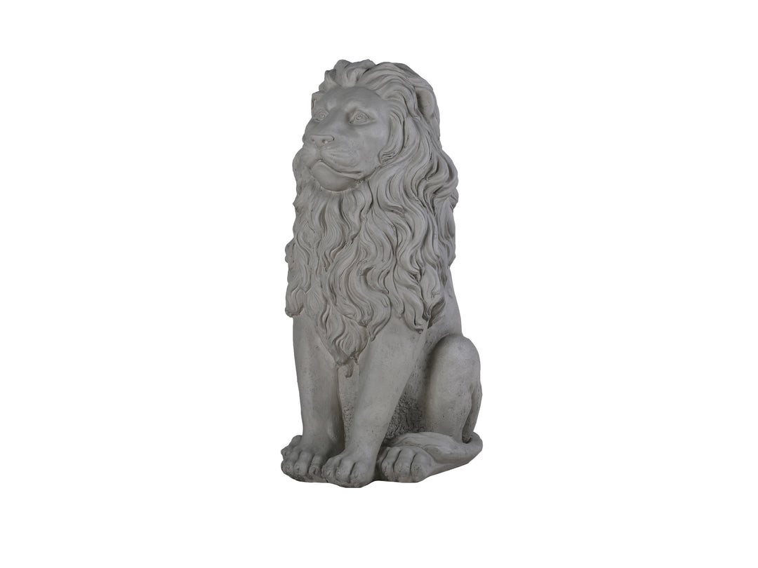 77134 - Majestic Guardian Sitting Lion Statue Hi-Line Gift Ltd.