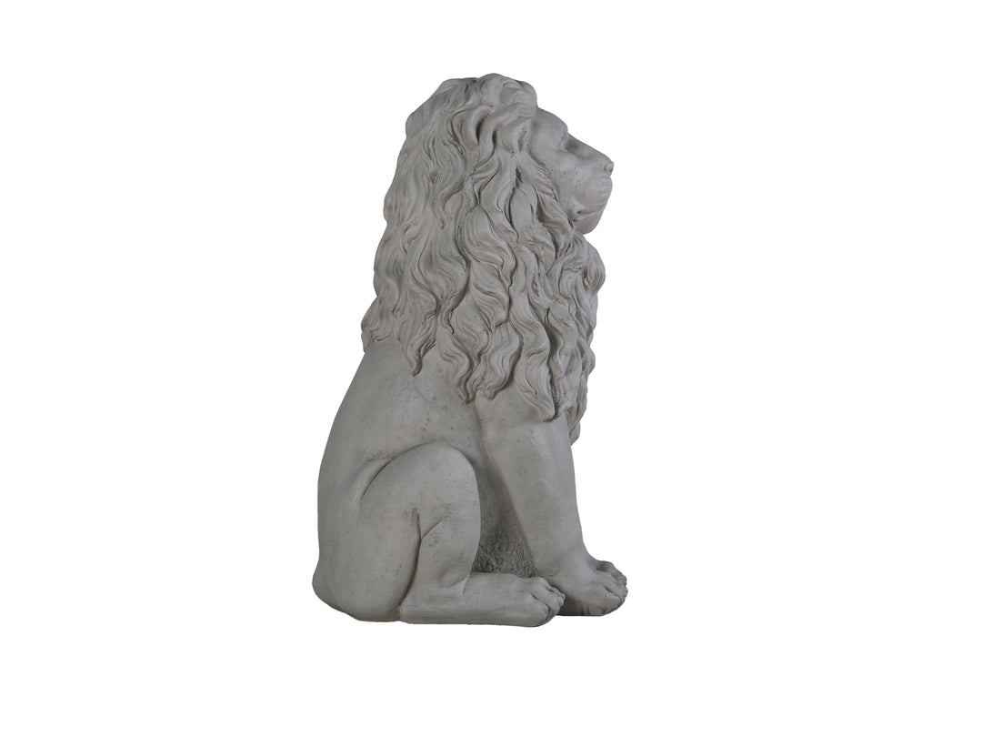 77134 - Majestic Guardian Sitting Lion Statue Hi-Line Gift Ltd.