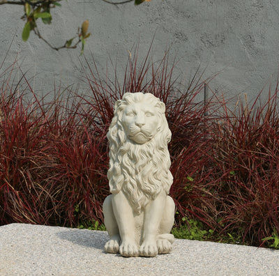 77134 - Majestic Guardian Sitting Lion Statue Hi-Line Gift Ltd.