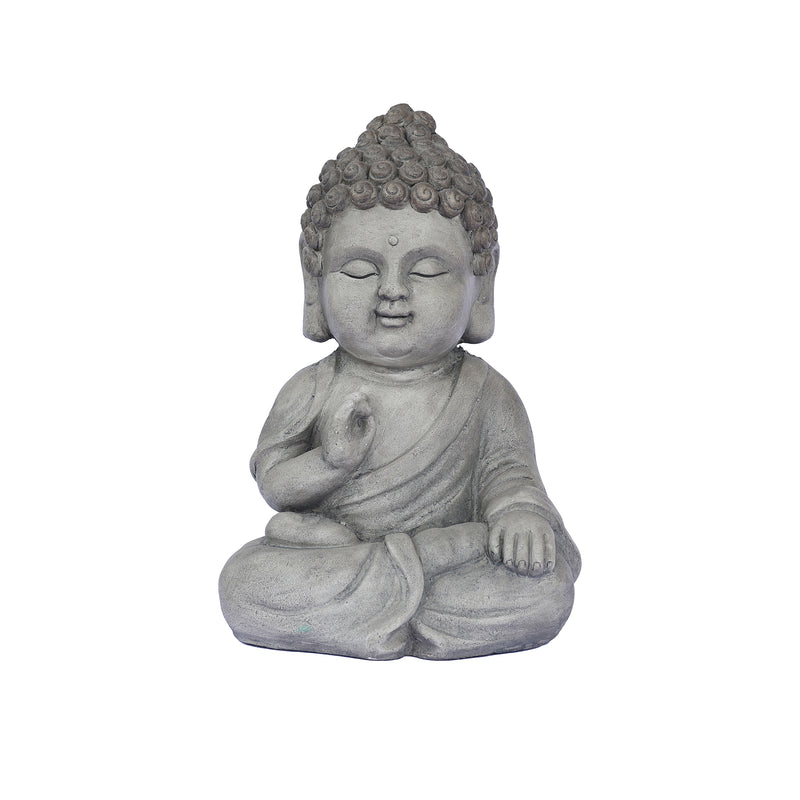 77136-A - 14in Meditating Buddha Statue