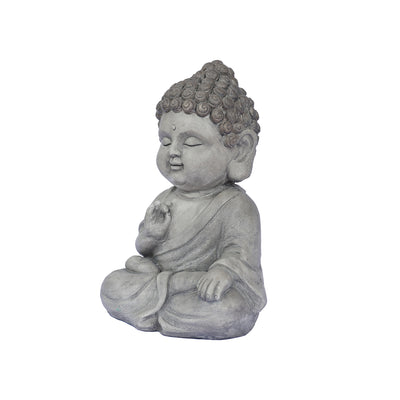 77136-A - 14in Meditating Buddha Statue