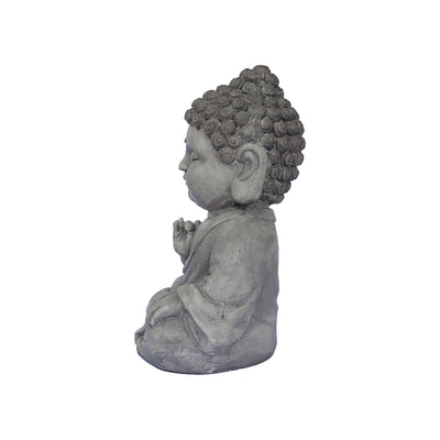 77136-A - 14in Meditating Buddha Statue