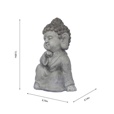 77136-B - 14in Sleeping Baby Buddha Statue