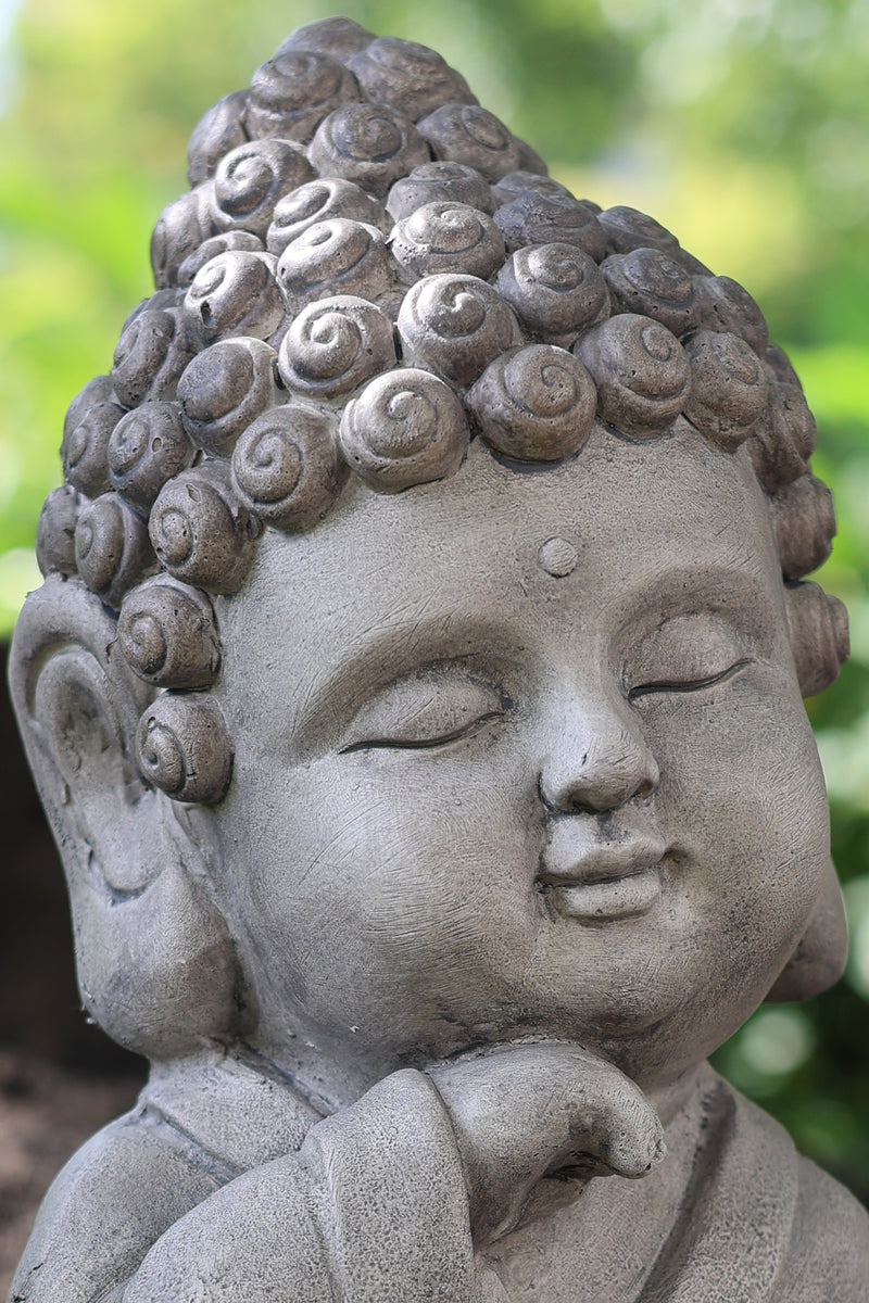 77136-B - 14in Sleeping Baby Buddha Statue