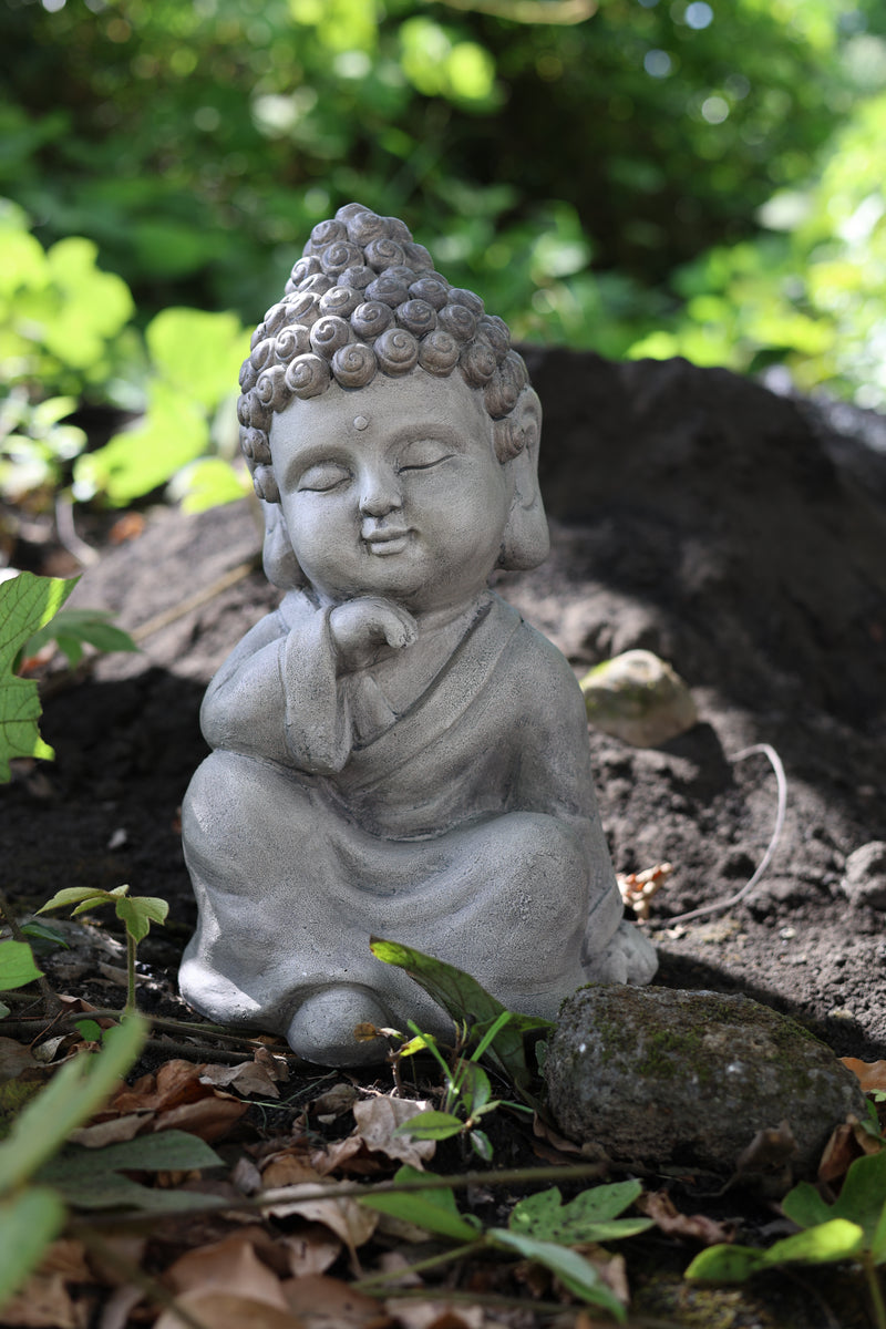 77136-B - 14in Sleeping Baby Buddha Statue