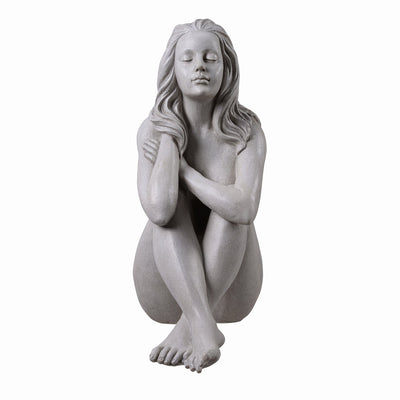 77189 - Thinking Lady Sculpture Resin Garden Statue Hi-Line Gift Ltd.