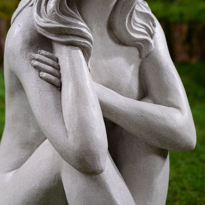 77189 - Thinking Lady Sculpture Resin Garden Statue Hi-Line Gift Ltd.