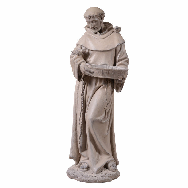 77191 - St Francis Of Assisi Birdbath Garden Statue Hi-Line Gift Ltd.