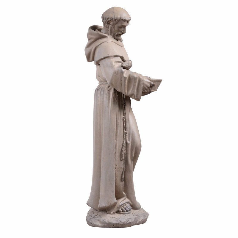 77191 - St Francis Of Assisi Birdbath Garden Statue Hi-Line Gift Ltd.