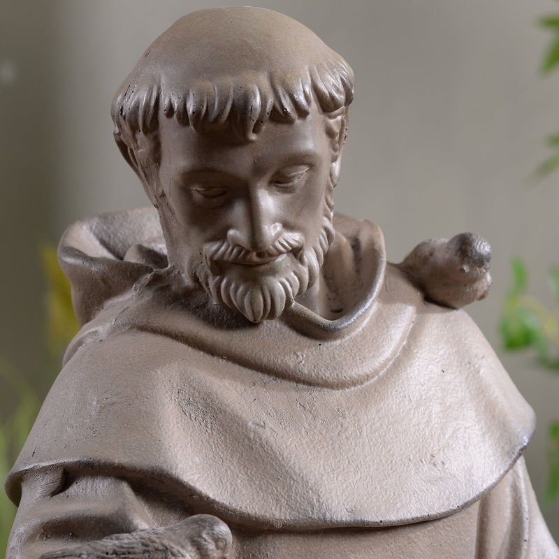 77191 - St Francis Of Assisi Birdbath Garden Statue Hi-Line Gift Ltd.