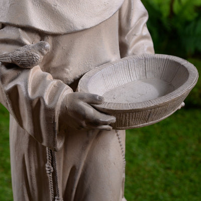 77191 - St Francis Of Assisi Birdbath Garden Statue Hi-Line Gift Ltd.