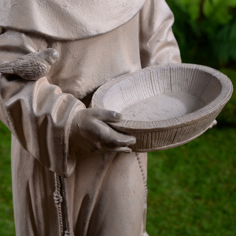 77191 - St Francis Of Assisi Birdbath Garden Statue Hi-Line Gift Ltd.