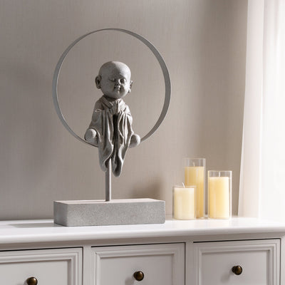 77192 - Little Monk Home Decor Tabletop Ornament Hi-Line Gift Ltd.