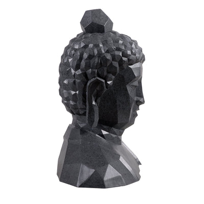 77193 - Geometric Buddha Head Garden Statue Modern Style Home Decor Hi-Line Gift Ltd.