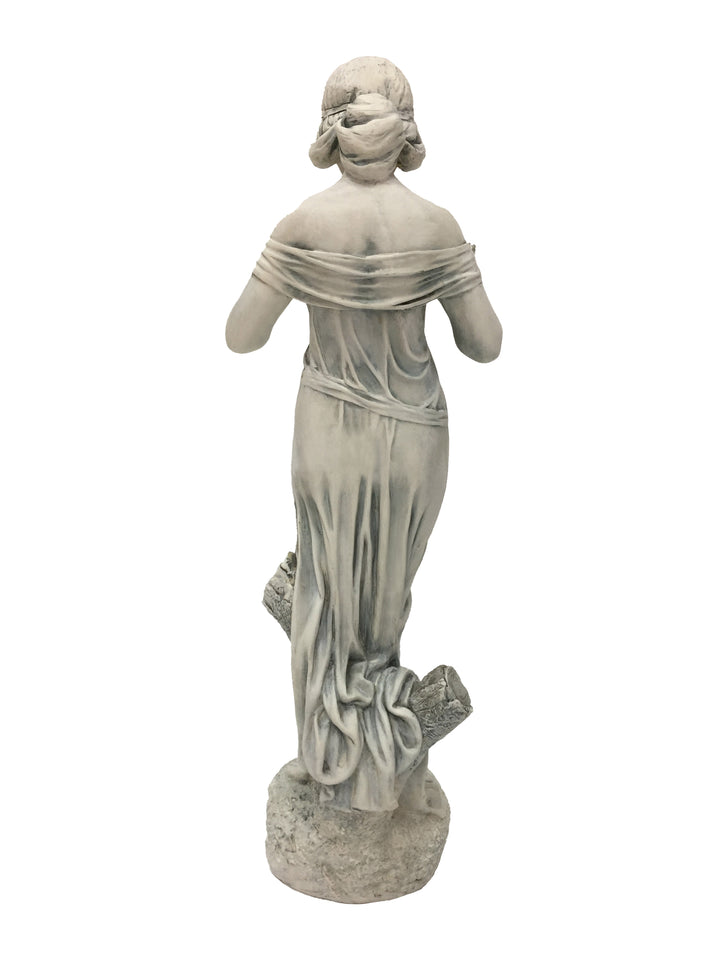 Girl With Flowers Statue HI-LINE GIFT LTD.
