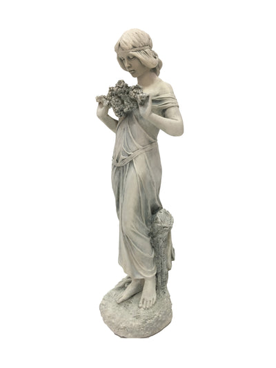 Girl With Flowers Statue HI-LINE GIFT LTD.