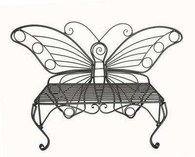 Metal Garden Decor - Butterfly Bench HI-LINE GIFT LTD.