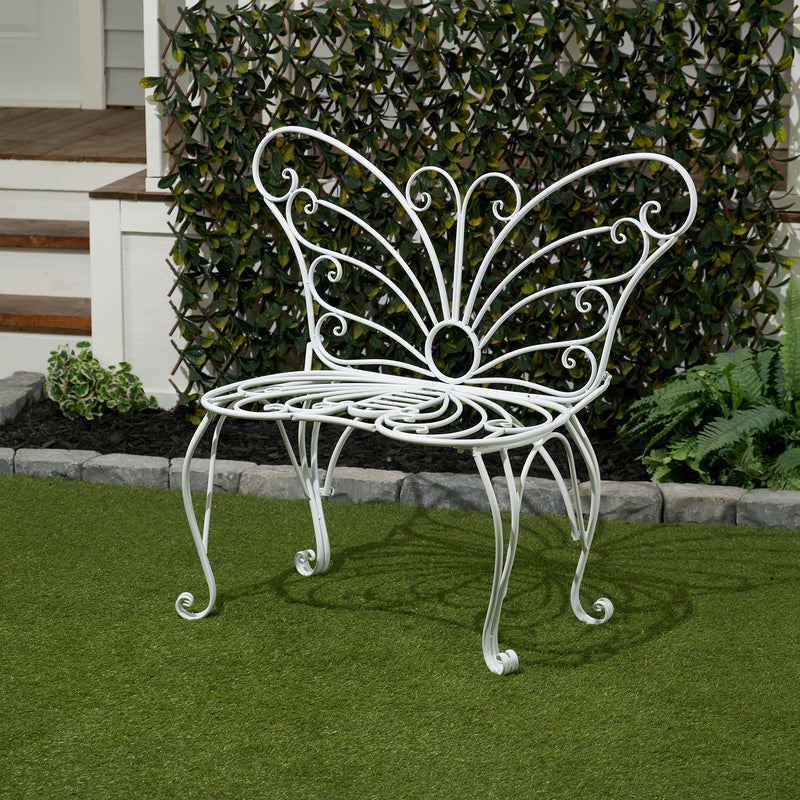 Metal Garden Decor - Butterfly Bench HI-LINE GIFT LTD.