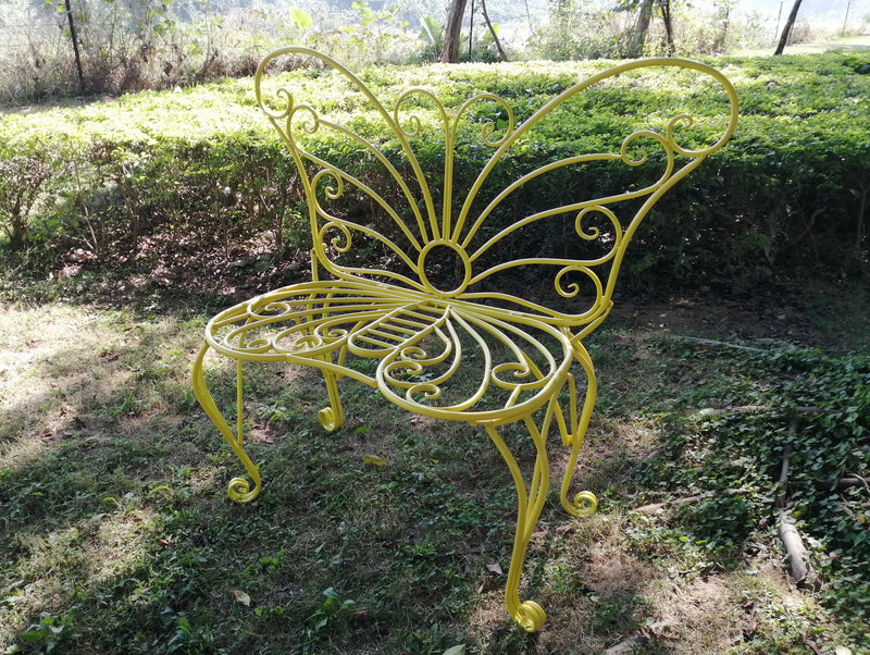 Metal Garden Decor - Butterfly Bench HI-LINE GIFT LTD.