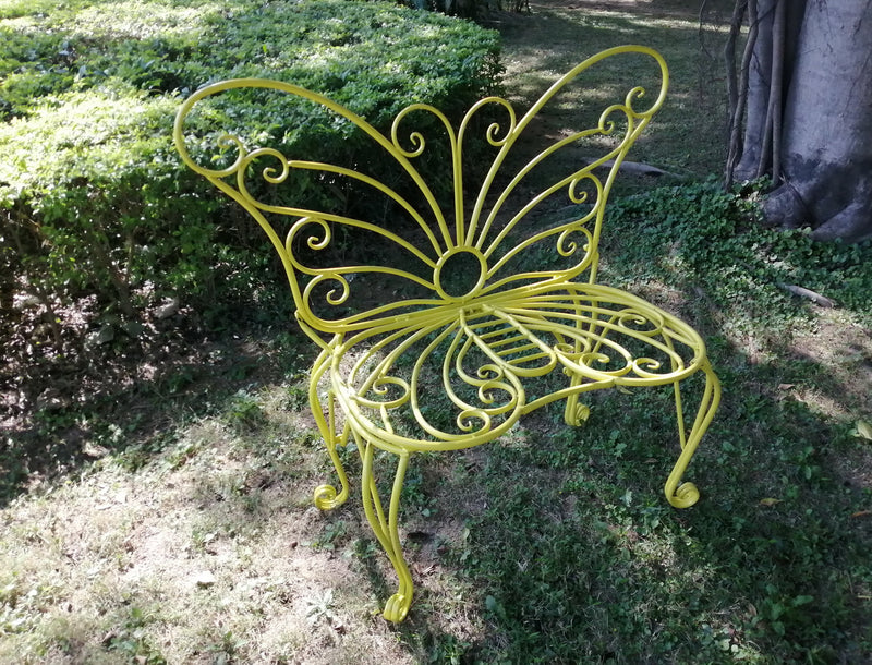 Metal Garden Decor - Butterfly Bench HI-LINE GIFT LTD.