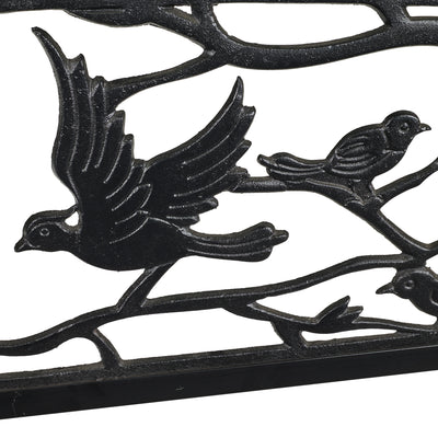 Black Birds And Branches Garden Bench HI-LINE GIFT LTD.