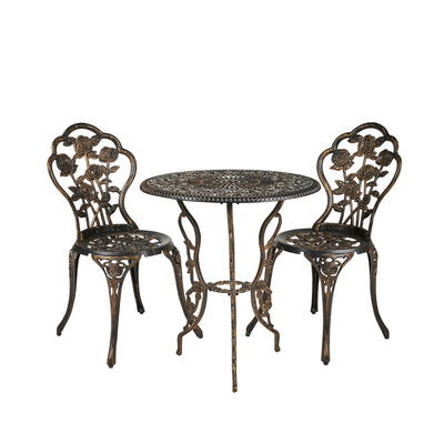 Bronze Rose Bistro 3 Pc Set HI-LINE GIFT LTD.