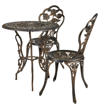 Bronze Rose Bistro 3 Pc Set HI-LINE GIFT LTD.