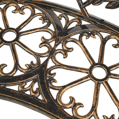 Garden Bench - Rose Design HI-LINE GIFT LTD.