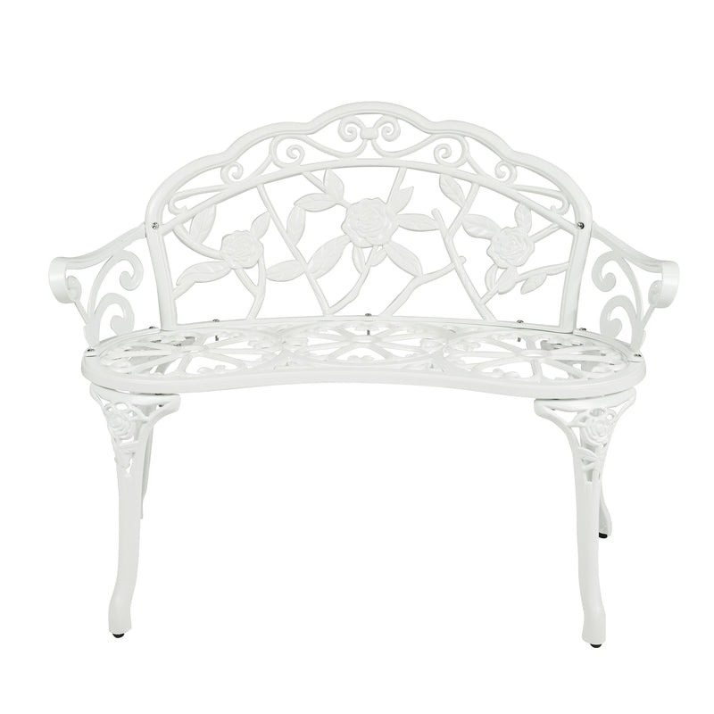 Garden Bench - Rose Design HI-LINE GIFT LTD.