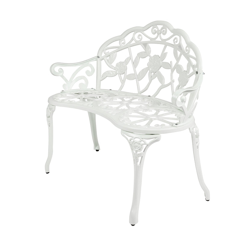 Garden Bench - Rose Design HI-LINE GIFT LTD.