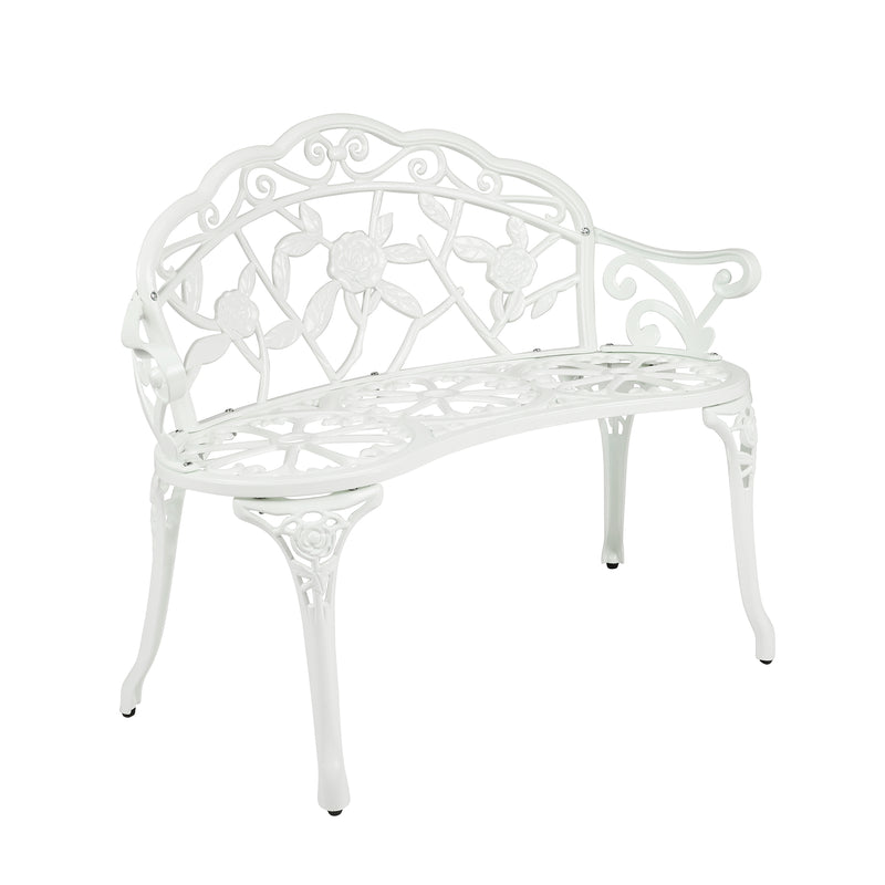 Garden Bench - Rose Design HI-LINE GIFT LTD.