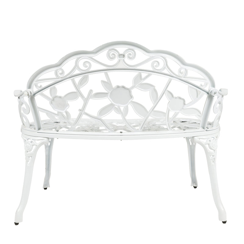 Garden Bench - Rose Design HI-LINE GIFT LTD.