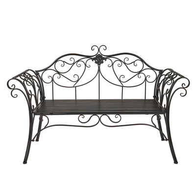 Garden Bench - Scroll Design HI-LINE GIFT LTD.