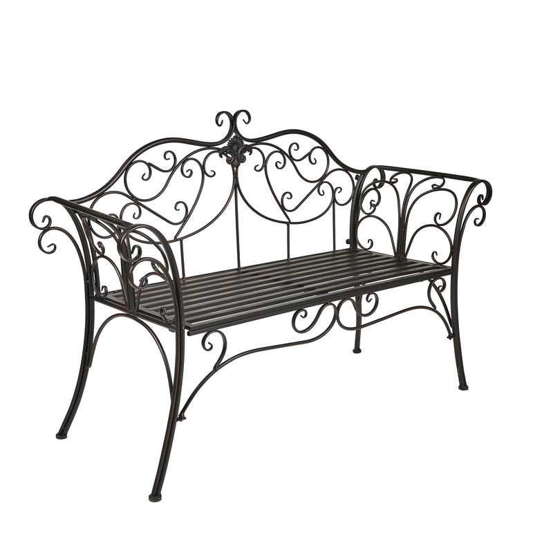 Garden Bench - Scroll Design HI-LINE GIFT LTD.