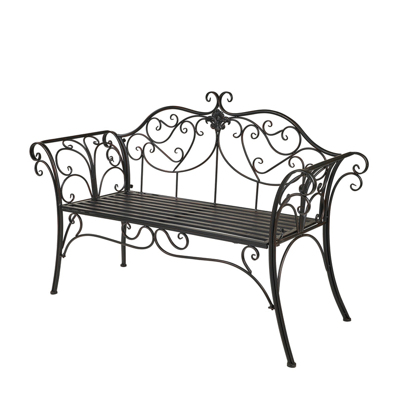 Garden Bench - Scroll Design HI-LINE GIFT LTD.
