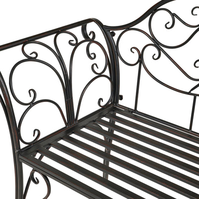 Garden Bench - Scroll Design HI-LINE GIFT LTD.