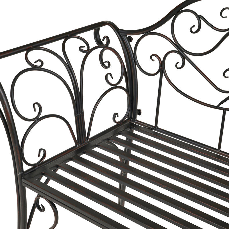 Garden Bench - Scroll Design HI-LINE GIFT LTD.