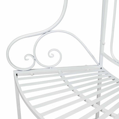 White Metal Tree Garden Bench Hi-Line Gift Ltd.