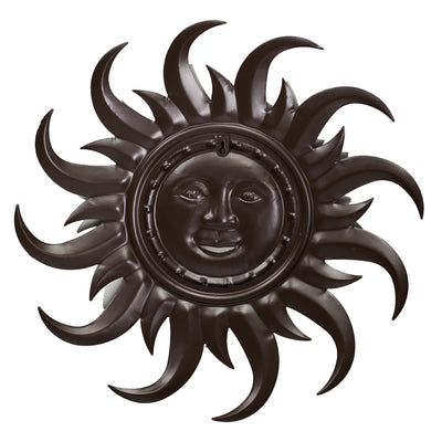Sun face -Light Brown- Wall Art HI-LINE GIFT LTD.