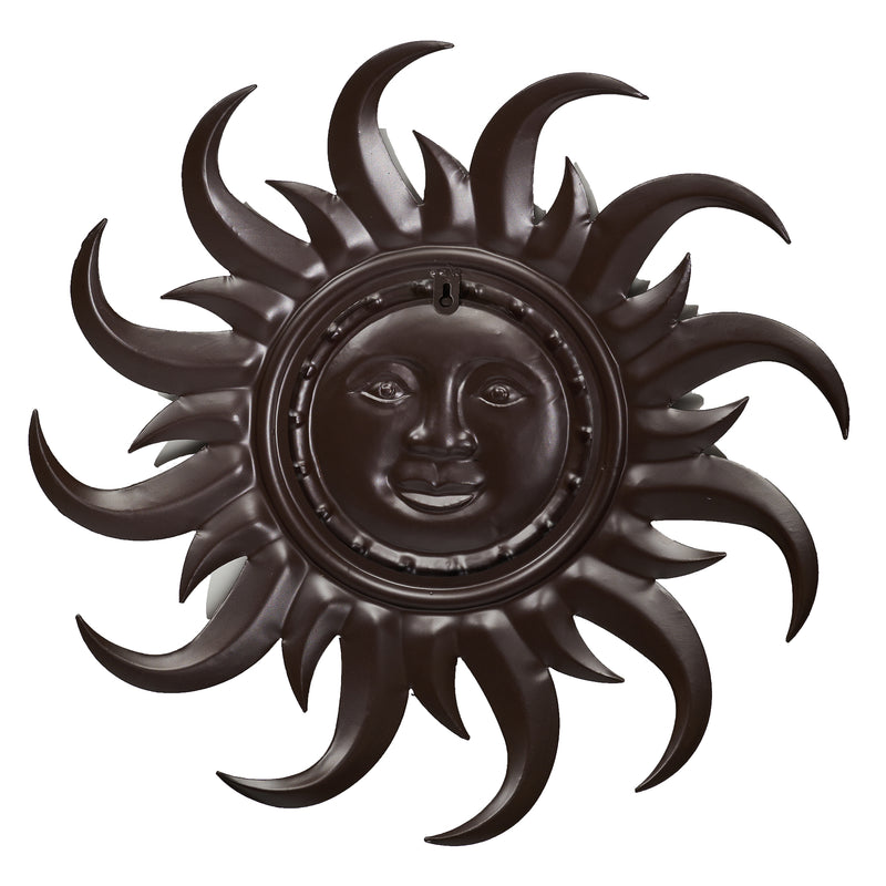 Sun face -Light Brown- Wall Art HI-LINE GIFT LTD.