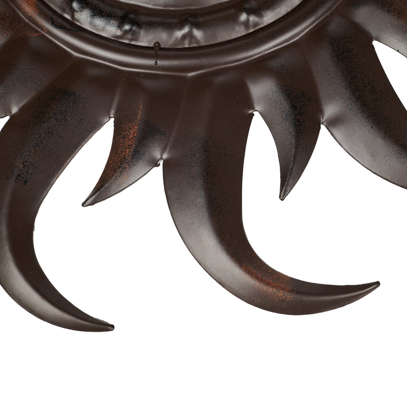 Sun face -Light Brown- Wall Art HI-LINE GIFT LTD.