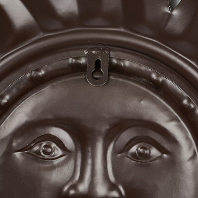 Sun face -Light Brown- Wall Art HI-LINE GIFT LTD.