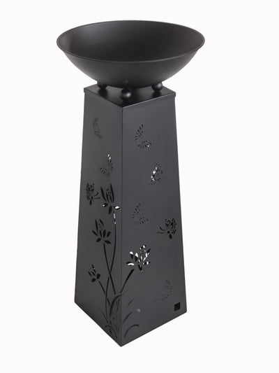 78688-A - Solar Lighted Butterfly Metal Planter Holder Hi-Line Gift Ltd.