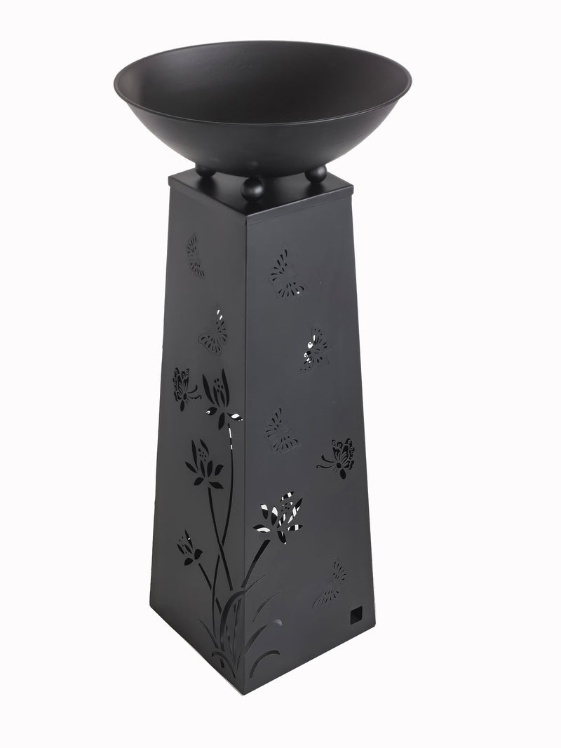 78688-A - Solar Lighted Butterfly Metal Planter Holder Hi-Line Gift Ltd.