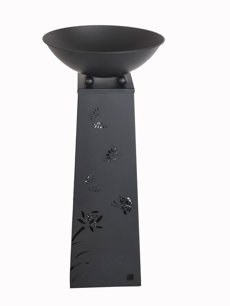 78688-A - Solar Lighted Butterfly Metal Planter Holder Hi-Line Gift Ltd.
