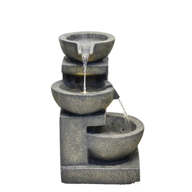 LED Fountain- 3 Bowls HI-LINE GIFT LTD.
